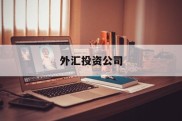 外汇投资公司(外汇投资公司的经验总结)